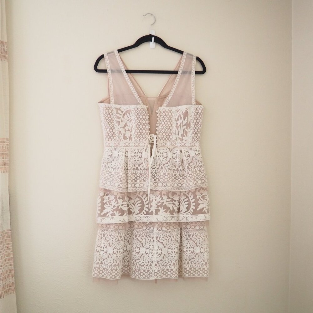BCBGMaxAzria White Lace Dress - Picture 9 of 10